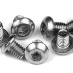 Viti 3x4 a brugola testa a cupola 10pz in acciaio per fissare le corone - HUD902304