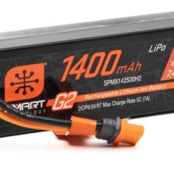LiPo 7.4V 1400mAh 2S 30C hardcase Smart G2 IC2 - HORSPMX142SH2
