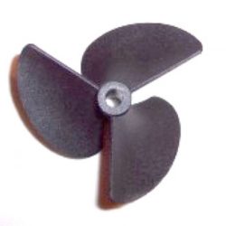 ELICA TRIPALA NAVALE      57mm IN NYLON DRIVE DOG DA 4,76mm - TFL5714310