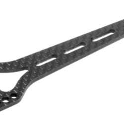 X4 Upper Deck diviso parte posteriore da 2mm in grafite - HUD301073