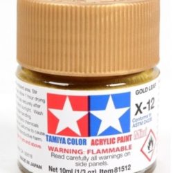 Colore acrilico X-12 Gold Leaf 1pz da 10ml lucido - TAM81512-1PZ