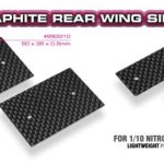 Piastre laterali per alettone posteriore 190mm 2pz - HUD293311