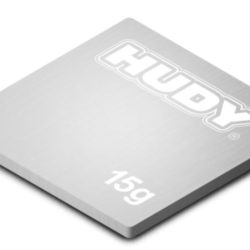 Peso per telaio in tungsteno da 15gr 24,5x24,5X1,5mm (usare sotto RX) - HUD293086