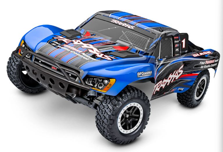 Traxxas Slash 2wd blu 1/10 Brushless BL-2s Short Course - TXX58134-4BLU