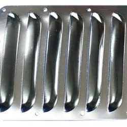 Griglia di ventilazione in alluminio 75x60mm (argento) - PCHX3218