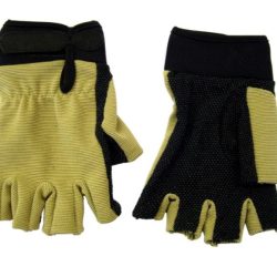 Guanti estivi nero/tan taglia XL mezze dita - JOLGL512TXL