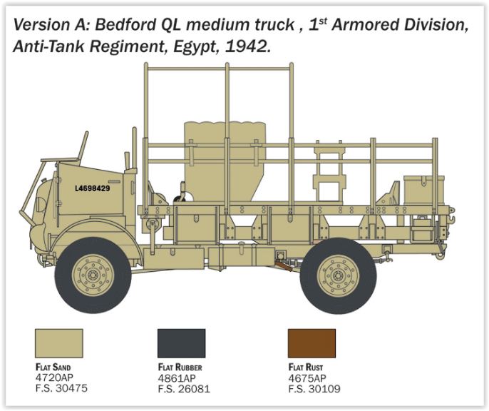 Bedford Ql Medium Truck 1/35 - ITA0241 - immagine 2