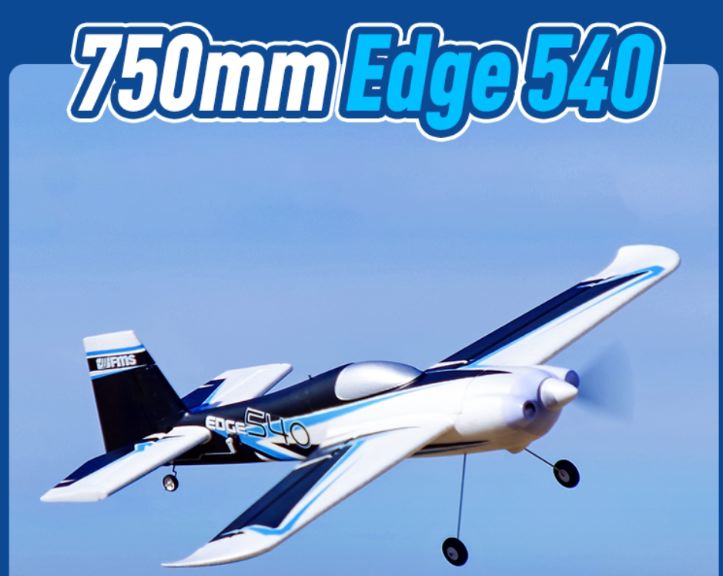 Edge 540 PNP 750mm con servi,motore,regolatore e giroscopio - BEEFMS120