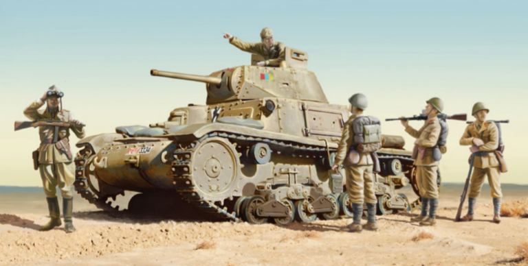 Carro Armato Italiano M14/41 With Italian 1/35 I Serie con soldati - ITA6543 - immagine 10