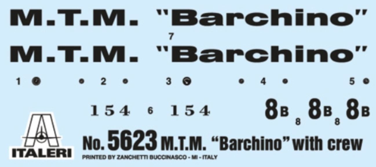 Barchino con equipaggio 1/35 MTM - ITA5623 - immagine 6