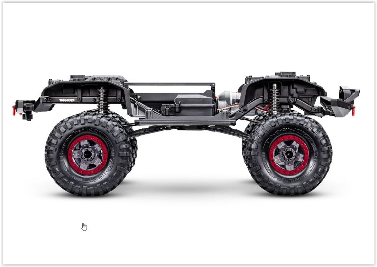 TRX4 Sport High Trail Edition blu 1/10 montata - TXX82044-4BLU - immagine 6