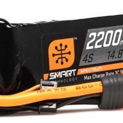 LiPo 4s 14,8v 2200mAh Smart 30C connettore IC3 Spektrum - HORSPMX224S30