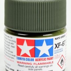 Colore acrilico XF-67 Nato Green 1pz da 10ml  opaco - TAM81767-1PZ