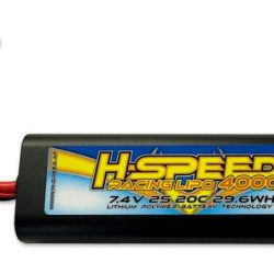 LiPo Stick Pack 7,4v 4000mAh 20c Deans Racing H-Speed - SCOHSPLI008