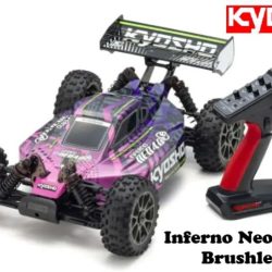 Inferno Neo 4.0 Viola 1/8 Brushless EP Readyset oltre 105km/h - KYO34118T1