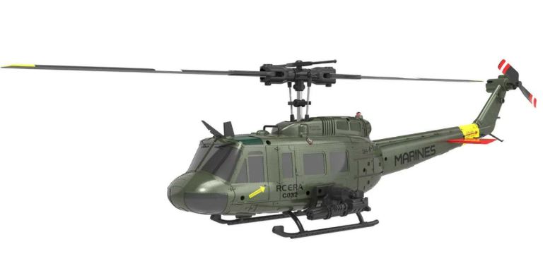 ELicottero UH-1 RC Era con radio a 6 canali in scala 1/48 - RADC032