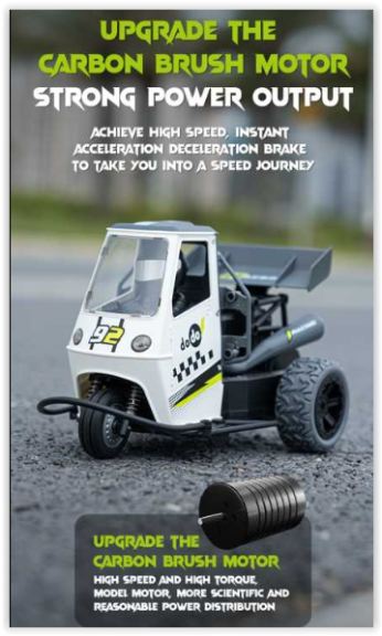 DoDo Ape Racing S810 moto a a tre ruote - RADCH7094 - immagine 4