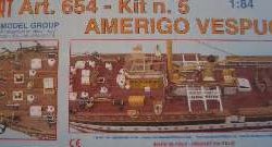 AMERIGO VESPUCCI KIT N.5  1/84 ACCESSORI PER IL PONTE - M654