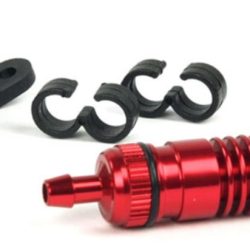 Filtro miscela rosso sinterizzato con supporto e 2 clip - RBT-R07126R