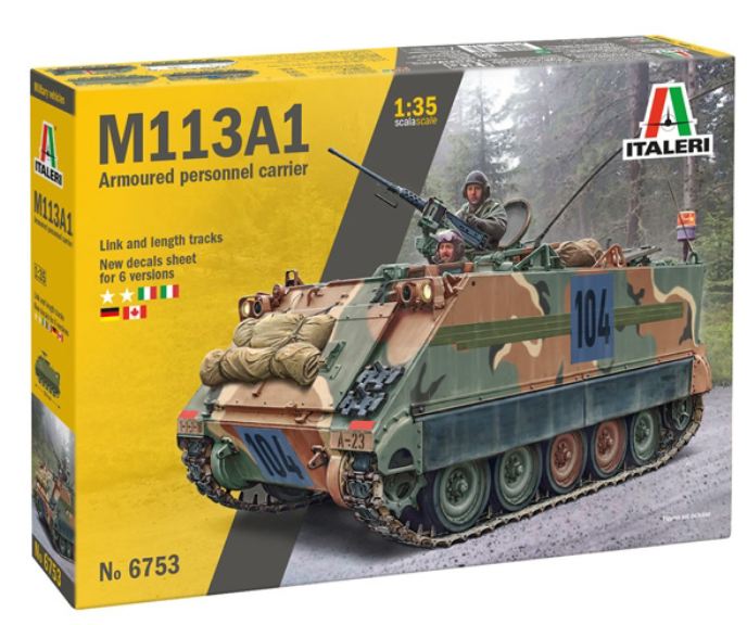 Carro M113A1 1/35 decals per 2 versioni Italiane - ITA6753