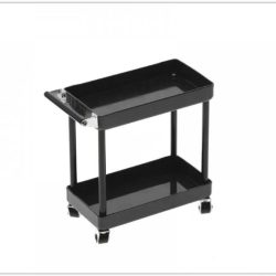 Carrello nero a 2 piani porta attrezzi da officina in scala 1/10 - GPEDYA-0627BK
