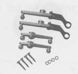 BRACCETTI MIXER 4pz T-FLY IN ERGAL - THUF005U