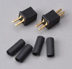 1225 MICRO PLUG NERO       2pz SENZA POLARITA'  MOTORE REGOL. - GPWSDM3004