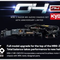 Mini-Z MR04 evo2 chassis set (w-mm) 8500kv - KYO32890