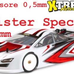 Carrozzeria Twister Special Super Light 0,5mm 190mm trasparente - MTXMTB0415-05