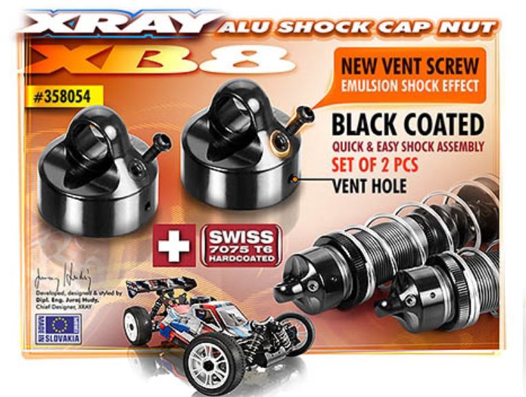 TAPPO AMMORTIZZATORI XB8 2014 CON FORO 2pz - HUD358054 - immagine 3