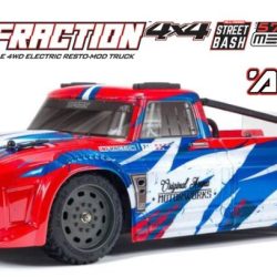 Infraction 4x4 Mega rossa e blu 1/8 Resto-Mod Truck a spazzole - HORARA4215V31
