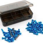 Set viti blu in titanio e alluminio 64pz TT02 Tamiya - GPEDTSA-0045B