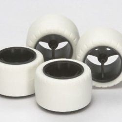 Gomme Piccolo Diametro Bianche Cerchi Carbon Mini4wd - TAM15415