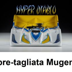 Carrozzeria R18 Hyper Diablo per Mugen 1/8 pista pretagliata Xtreme - MTXB0423-07CM