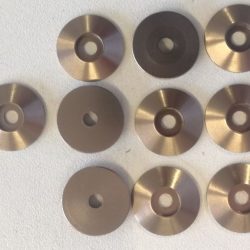 RONDELLE LARGHE GUN METAL M3 PER ALETTONI DIAM. ESTER. 15mm - SUGF-0407-033