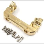 Paraurti anteriore ottone  SCX10 III con supporto servo per AXI03007 - GPEDAXSC-018