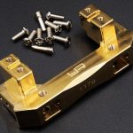 SUPPORTO IN OTTONE 117gr  TRX4 PER SERVO E PARAURTI - GPEDTRX4-044