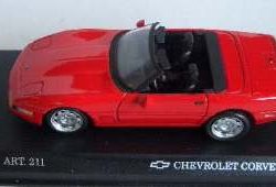 CORVETTE ZR 1 CABRIO RED  1/43 - DET211