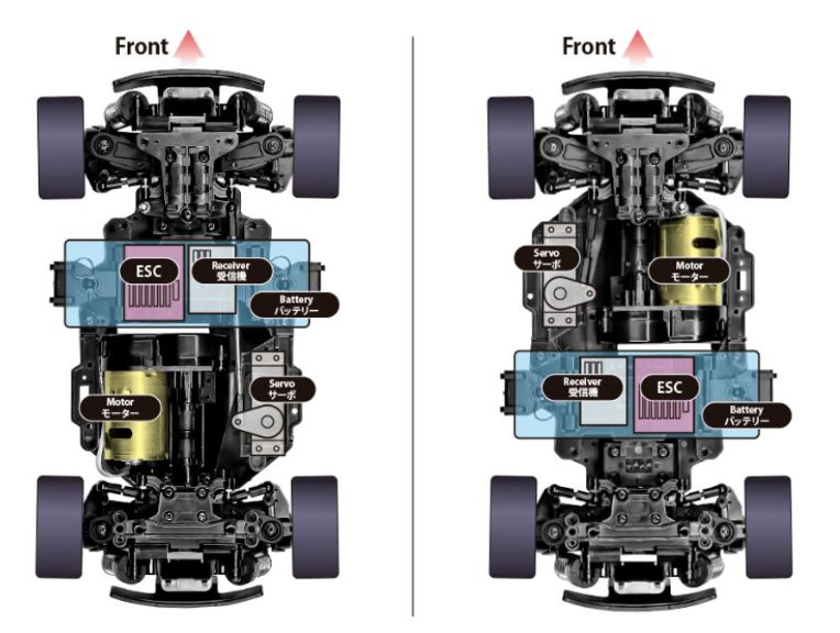 Abarth 1000 TCR berlina corse 2wd Telaio MB01 1/10 - TAM58721 - immagine 9