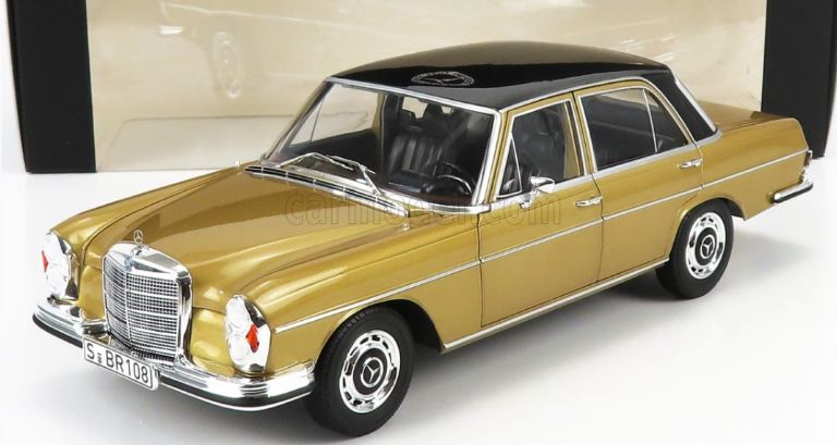 Mercedes S-Class 280SE W108 1968 1/18 Tunis Beige e nera - SOLNORB040680