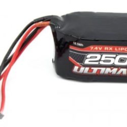 LiPo RX 2s 7,4v 2500mAh    2x3 58x30x29,3mm PESO 90gr - RADUR4452