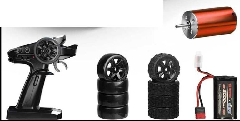 Lancia Delta brushless 4wd 1/14 con gyro e telaio metallo MJX Hyper Go - RADHY14302 - immagine 8