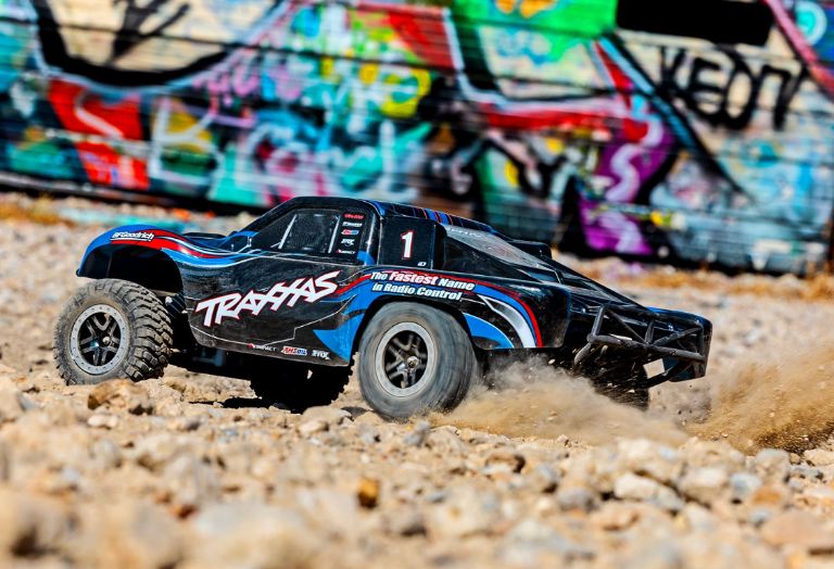 Traxxas Slash 2wd blu 1/10 Brushless BL-2s Short Course - TXX58134-4BLU - immagine 9