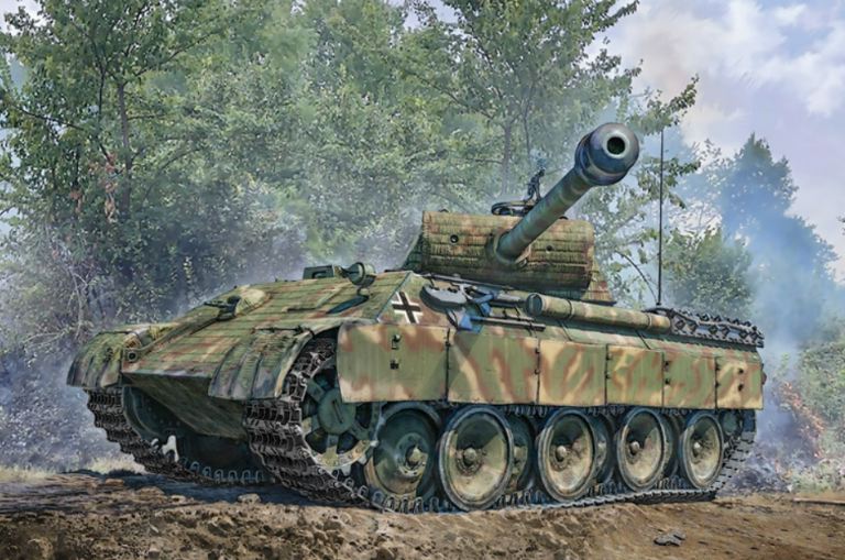 Carro Tedesco WWII Pz.kpfw. V Panther Ausf. A 1/72 - ITA7018 - immagine 10