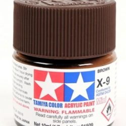 Colore acrilico X-9 Brown 1pz da 10ml lucido - TAM81509-1PZ