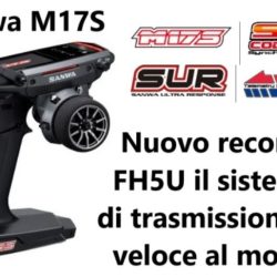 Radio Sanwa M17S 4ch FH5 FH5U con ricevente RX-493i - SCO101A32971A