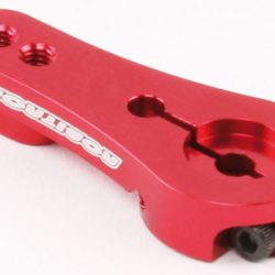 SQUADRETTA SERVO LUNGA     24T IN ERGAL ROSSA HITEC - RBT-R17002