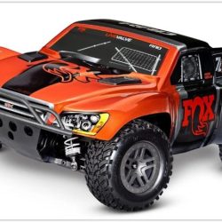 Traxxas Slash 4wd FOX arancio 1/10 Brushless BL-2s Short Course - TXX68154-4FOX
