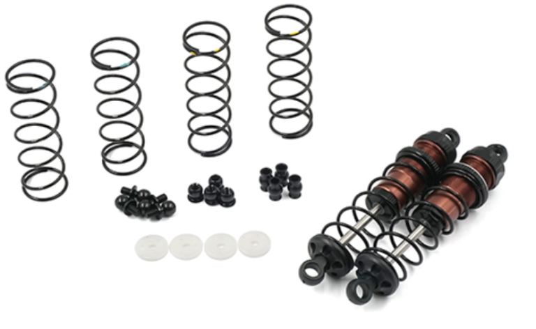 Ammortizzatori 80mm Big Bore Go 2pz buggy 1/10 neri - GPEDBBG-0080B