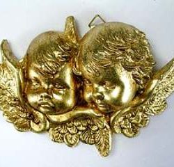 TESTE ANGELI 8x11 cm       oro - FON878ORO